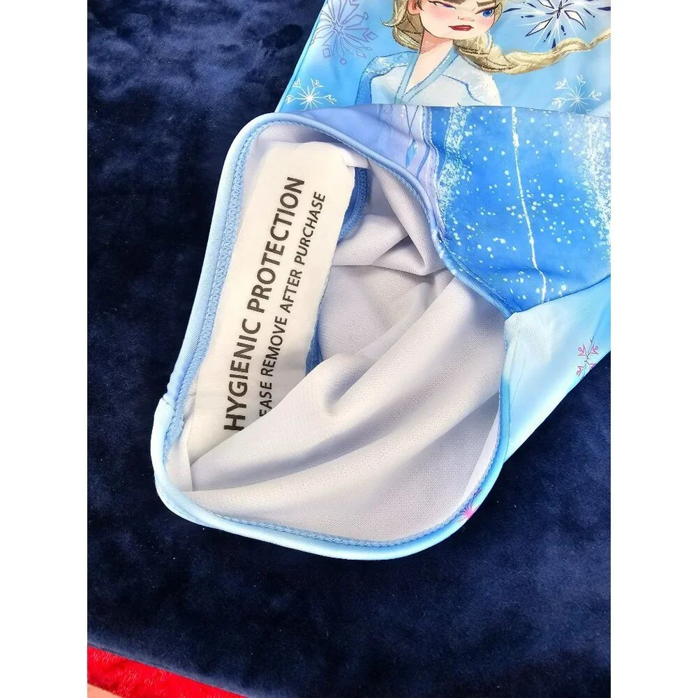 Disney Frozen 2 Elsa‎ Toddler Girls One Piece Swimsuit Blue size 8